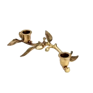 GEOMETRIC PILLAR CANDLE HOLDER <b>TALL</b> DECORATIVE HANDMADE GOLD METAL CANDLE PILLAR STAND DECORATIVE PILLAR HOLDER - Product Image 4