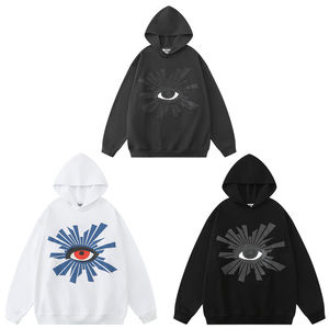 Sudaderas con Capucha para Hombre de Alta Calidad 2026, 100% Algodón, Estilo Gótico, Invierno, Color Sólido, Bordado, Impresión Digital, 420/500g, Corte Regular, THREAD - Product Image 3