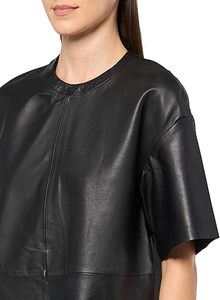 T-shirts en toile noire pour hommes, coupe classique, haute qualité, service OEM personnalisé, vente en gros, séchage rapide, respirant, écologique, col rond - Product Image 4