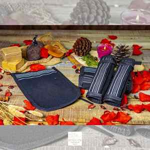 Para Ayseliza, guante turco Kessa, depurador de baño de seda pura, guante exfoliante corporal vegano, guante suave para Spa Hammam - Product Image 5