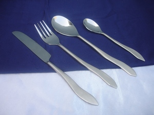 Ensembles de couverts en métal personnalisables de luxe de haute qualité en acier inoxydable couteau fourchette cuillère ensembles de couverts ensemble de couverts en argent pour hôtel - Product Image 5