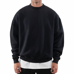 Sweat-shirt surdimensionné de luxe en molleton personnalisé, de haute qualité, en coton lourd, en molleton français, vintage, délavé à l'acide, avec fermeture éclair - Product Image 2