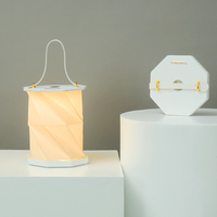2025 nouvelles idées ABS pliant papier lampe Rechargeable LED lumières Pâques éclairage décorations promotionnel entreprise affaires cadeaux