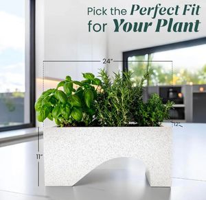 Jardinières métalliques rectangulaires grandes et économiques pour balcon extérieur, jardinières pour centre commercial, en vente pour l'Europe/les États-Unis - Product Image 2