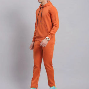 Chándal Deportivo Unisex Estampado Liso de Invierno, Ropa Deportiva y Casual Personalizada de Alta Calidad con Capucha y Diseño Sólido - Product Image 2