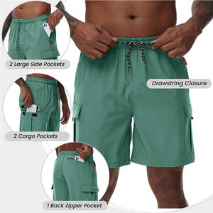 Pantalones Cortos Deportivos Transpirables de Malla, Secado Rápido, para Gimnasio, Entrenamiento Atlético, Ropa Deportiva de Verano - Product Image 4