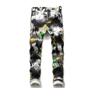 Jeans moulants Pantone pour hommes fabriqués en gros sur mesure en usine en Chine pantalons pour hommes populaires en coton léger uni de RUE - Product Image 1