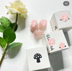 Herramienta de Masaje Facial de <span class=keywords><strong>Cuarzo</strong></span> <span class=keywords><strong>Rosa</strong></span> en Forma de Hongo, <span class=keywords><strong>Gua</strong></span> <span class=keywords><strong>Sha</strong></span>, Herramienta de Masaje Facial y Corporal de Cristal Genuino - Product Image 6