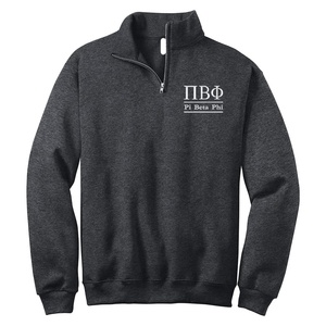 Vente en gros Pi Beta Phi quart Zip sweat Cadet col pull pull casual mode porter des lettres grecques vêtements - Product Image 1