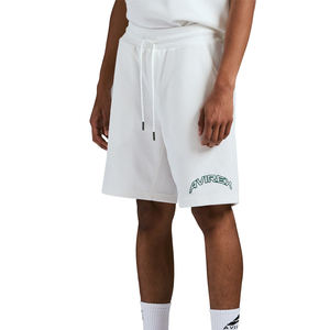 ชุดกางเกงขาสั้นผ้าฟลีซสำหรับผู้ชายชุดกางเกงขาสั้นผ้าคอตตอนผ้าฟลีซสำหรับฤดูร้อนชุดกางเกงขาสั้น2025ออกแบบโลโก้ได้ตามต้องการ - Product Image 4