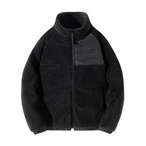 Chaqueta Deportiva Unisex de Forro Polar Sherpa para Invierno, Personalizable al por Mayor, Talla Grande, con Estampado, Bolsillo, Ecológica, Corte Holgado - Product Image 1