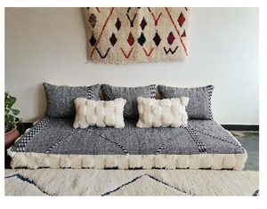 Ensemble de canapés orientaux-Éponge en coton de qualité-200x80x20 cm-N'importe quelle couleur est possible. - Product Image 1