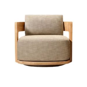 Sillón de exterior Zentaro The Plaza de madera maciza de teca, silla de lujo para patio, jardín, hotel o resort, muebles personalizados de Indonesia. - Product Image 4