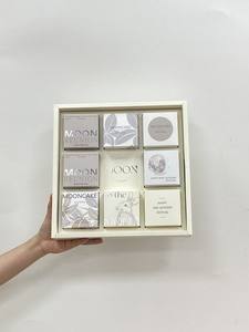 Boîte d'emballage de gâteau de lune de festival de mi-automne personnalisée avec motif de lune de <span class=keywords><strong>lapin</strong></span> pour offrir en cadeau célébration de la réunion Design élégant - Product Image 3