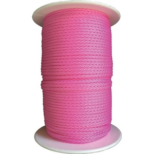 Cordon de pavage de 100 m, diamètre 3 mm, 100 kg, polypropylène rose fluorescent - Lot de 6 pour aménagement paysager et terrasses - Product Image 2