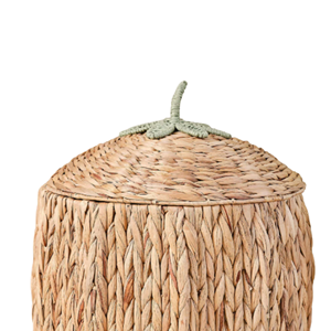 Natural Water Hyacinth Eco-Friendly Vintage Style Strawberry Shaped Kid <b>Basket</b> <b>Handles</b> New Special Design Cheap Wholesale Price - Product Image 2