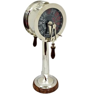 Télégraphe maritime nautique 36 \ "en aluminium et laiton, cadeau technique de moulage de moteur de bateau décoratif - Product Image 1
