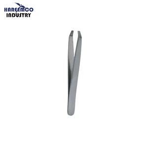 Pinzas Profesionales de Acero Inoxidable para Extensión de Pestañas con Logotipo Personalizado, Punta Puntiaguda, Color Dorado Arcoíris, Forma de Ceja, Ecológicas y Duraderas - Product Image 1