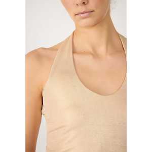 Top Corto Brillante con Cuello Halter - Product Image 4