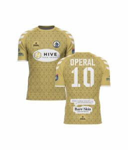 ชุดเสื้อฟุตบอลสีไล่ระดับแบบกำหนดเอง ดีไซน์ใหม่ล่าสุด แห้งเร็ว ระบายอากาศได้ดี พิมพ์ลายแบบซับลิเมชั่น ทนทานต่อการใช้งาน - Product Image 1