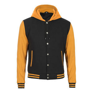 Veste universitaire pour homme de haute qualité 2025 pour l'hiver, streetwear décontracté avec coque en cuir, respirante et coupe-vent, style streetwear - Product Image 3