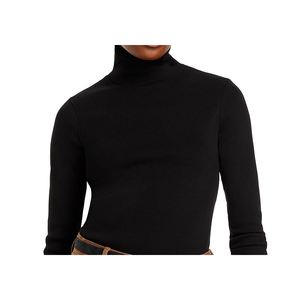 Top casual a collo alto in jersey a coste Donni per la stagione primaverile - Product Image 2