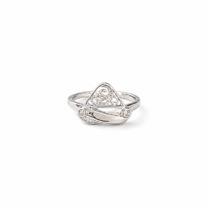 Celeste Filigree <b>Crystal</b> Statement <b>Ring</b> - Product Image 4