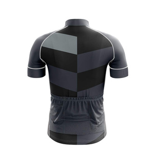 Maillot de cyclisme imprimé sublimé léger fantaisie sport fermeture à glissière col montant manches courtes conception d'équipe personnalisable - Product Image 2