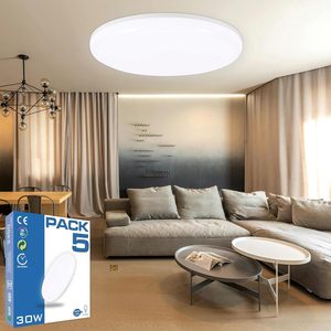 Hybec Nhôm Đa Chức Năng Vòng LED Trần Ánh Sáng Cho Phòng Tắm Phòng Khách & Nhà Bếp Đa Năng Chiếu Sáng Hiện Đại 30W/40W - Product Image 1