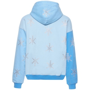 Sweat-shirts à fermeture éclair personnalisés en strass de qualité supérieure, en polaire d'hiver 100 % coton, tissu doux et confortable, faible MOQ, meilleur prix, fabriqués sur mesure - Product Image 3