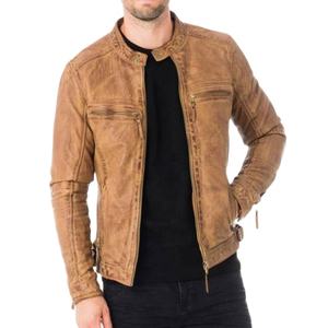 Chaquetas de cuero de invierno para hombre de diseño personalizado de alta calidad recién llegadas-transpirable y ecológico precio barato - Product Image 3