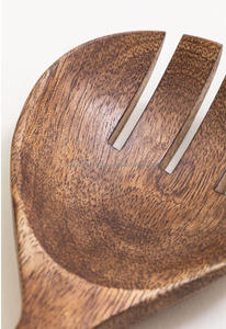 Best Sale Handmade Wood <b>Serving</b> <b>Spoon</b> & Fork Set From Indian Exporter - Product Image 5