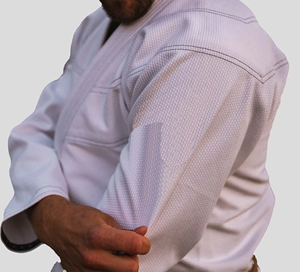 Kimono de BJJ pour homme adulte avec broderie 3D, fusion sans couture, séchage rapide, 100% coton, poids du tissu 240g, ceinture incluse - Product Image 4