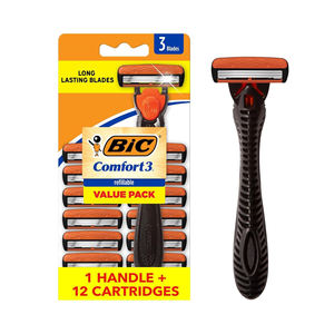 Para maquinilla de afeitar doble de acero inoxidable, diseñada con precisión para un afeitado seguro, suave, cómoda, hidratante, suaviza la piel, fiable - Product Image 4