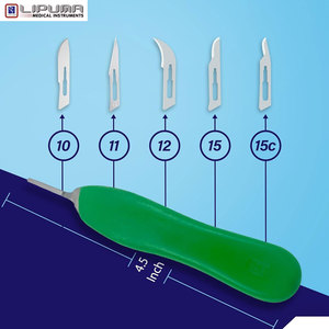 Premium Quality #5 Surgical Scalpel Knife Handle <b>Rust</b>-Proof Hard Plastic Manual Standard-MOL <b>Top</b> Instrument for Medicine - Product Image 2