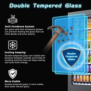 Tout nouveau distributeur automatique combiné de collations et de boissons réfrigérées d'origine avec paiement par carte, factures et pièces de monnaie - Product Image 4