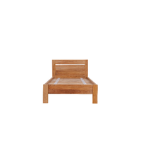 Marco de cama de madera de teca maciza de la mejor calidad, diseño minimalista, cama de panel de tamaño Queen, de Indonesia, de la mejor calidad