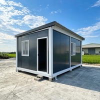 Maison conteneur modulaire de luxe préfabriquée de 20 pieds avec chambre et salle de bain, style moderne du milieu du siècle, unité familiale portable de petite taille (Sud)