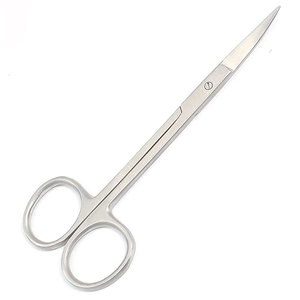 กรรไกรผ่าตัดทางการแพทย์แบบทื่อกรรไกรแต่งแผลสเตนเลส CE แบบโค้งตรงจากเยอรมนี - Product Image 2