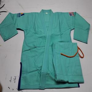 ชุดคอตตอน100% สำหรับผู้ชายชุดคอตตอนลาย BJJ GI ขาว BJJ GI BJJ - Product Image 6