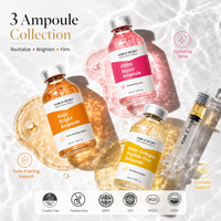 Sérum Visage Personnalisé à Marque Blanche OEM ODM au Peptide de Soie Doré et ADN de Saumon PDRN – Ampoule Éclat et Restauration de la Peau