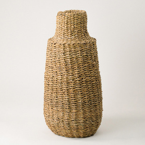 Jarrón de pasto marino de bajo precio, centro de mesa alto, maceta de pasto marino, jarrones de rafia de alta calidad - Product Image 3