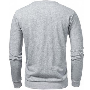 Nouveau hommes décontracté hiver sweats à capuche et sweat-shirts poids lourd 100% coton plaine hommes sweats - Product Image 2