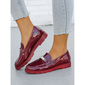 รองเท้าผู้หญิงสไตล์ Preppy College ยี่ห้อ SEASTAR ประดับคริสตัล พื้นหนา สวมแบบสลิปออน เหมาะสำหรับใส่เที่ยวข้างนอก ทำงาน หรือในโรงแรม รุ่น CM15 - Product Image 6