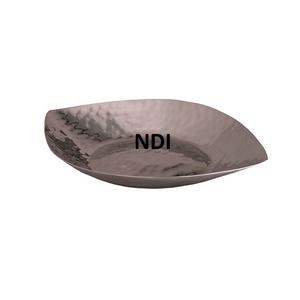 Vajilla profunda de nuevo diseño, cuenco de Metal para servir con forma de hoja, decoración del hogar, mesa decorativa, cuenco de Metal de latón decorativo - Product Image 1