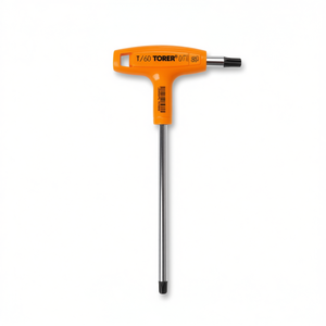 Chrome-Plated <b>Offset</b> Male Wrenches with Handle for Torx Head <b>Screwdriver</b> - Product Image 2