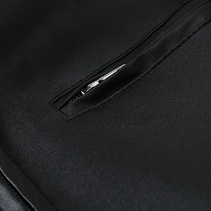 Chaqueta de PU con cuello de pie para hombre, interruptor de Control de cremallera, abrigo de piel sintética, chaqueta para hombre, envío DDP - Product Image 3