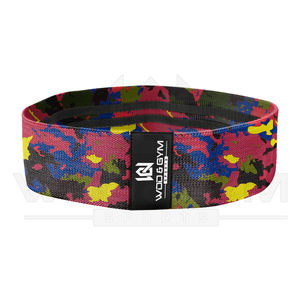 Bandas de ejercicio resistencia cadera fitness sublimación diseño completo impresión personalizada precio de fábrica al por mayor Accesorios - Product Image 5