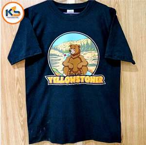 Camisetas Personalizadas de Algodón 100% Tejido para Hombre con Marca OEM |   Camiseta Ecológica Lavable con Serigrafía de Corte Regular - Product Image 1