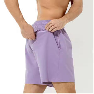 Activewear Pantalones cortos de entrenamiento para hombres Sólido Casual Secado rápido Transpirable Ecológico Entrenamiento Correr Gimnasio Pantalones cortos - Product Image 4